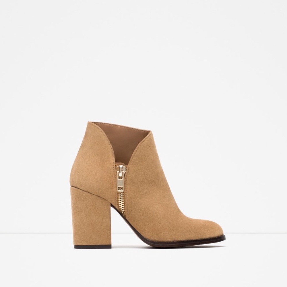 Zara suede boots