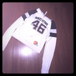 Pink VS Browns hoodie