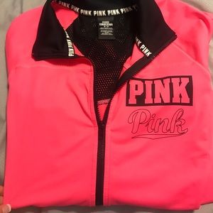 Super cute hot pink zip up hoodie