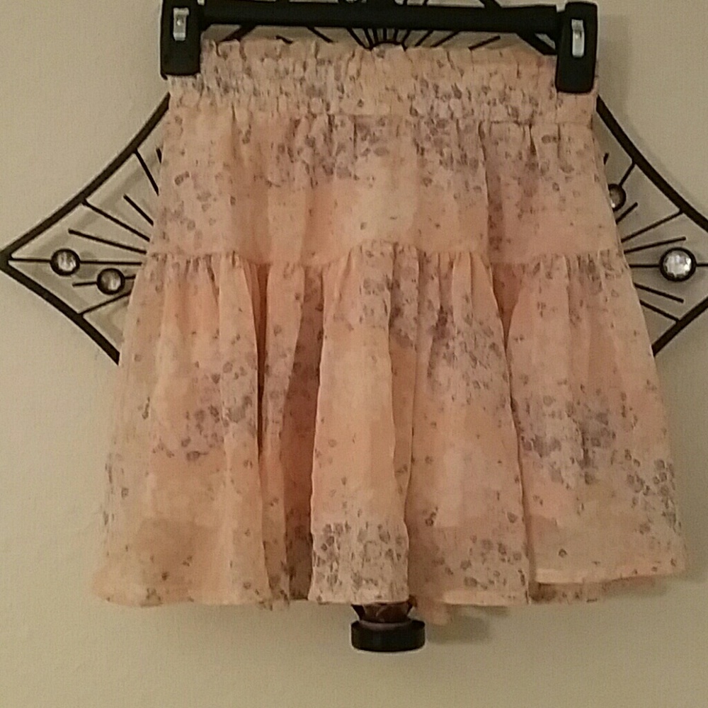 B Jewel floral mini skirt