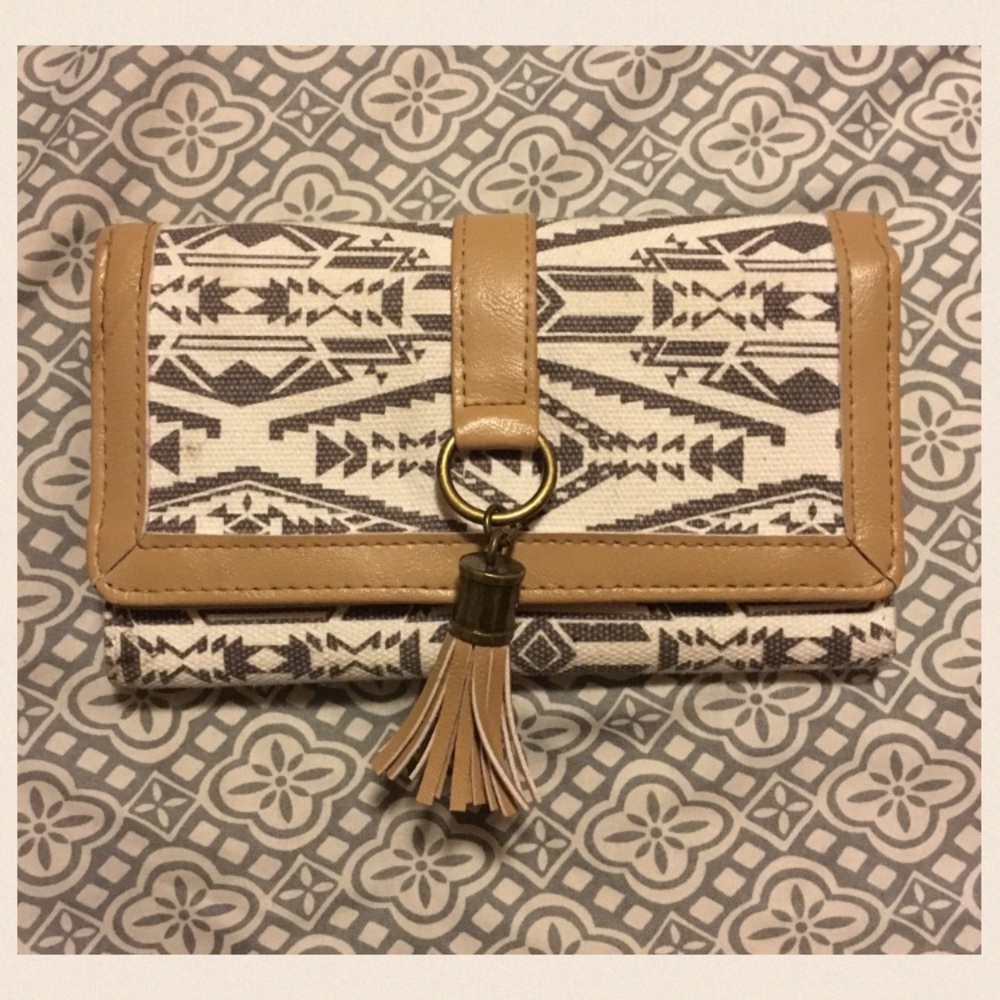 Tribal print wallet