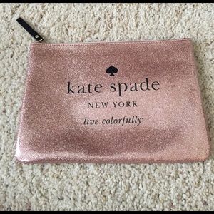 Kate Spade sparkle make-up bag