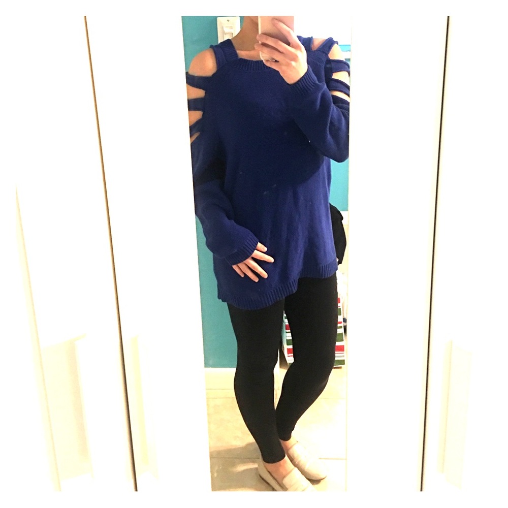 Forever 21 Royal Blue knit sweater