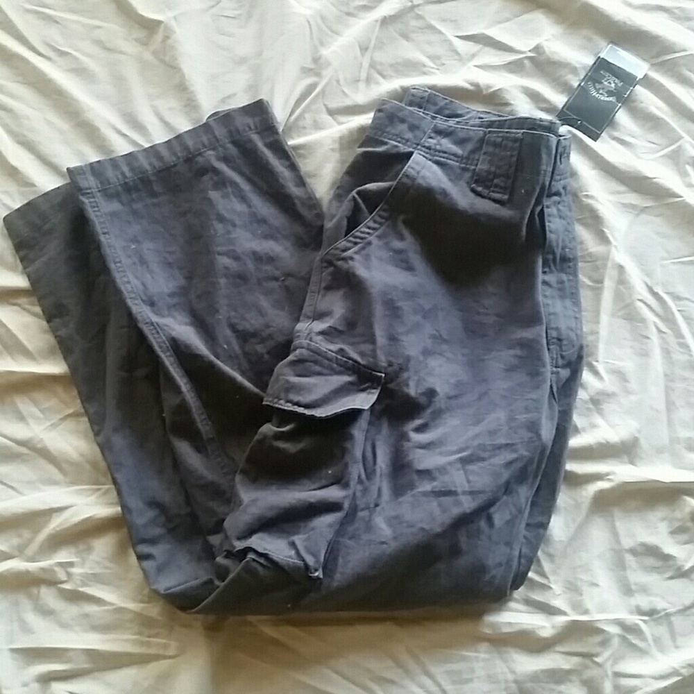 Gray Cargo Pants