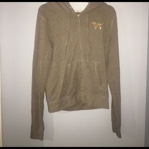 RARE Victoria secret fashion show zip up jacket!