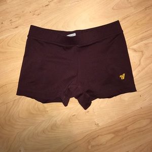 Varsity maroon cheer bloomers