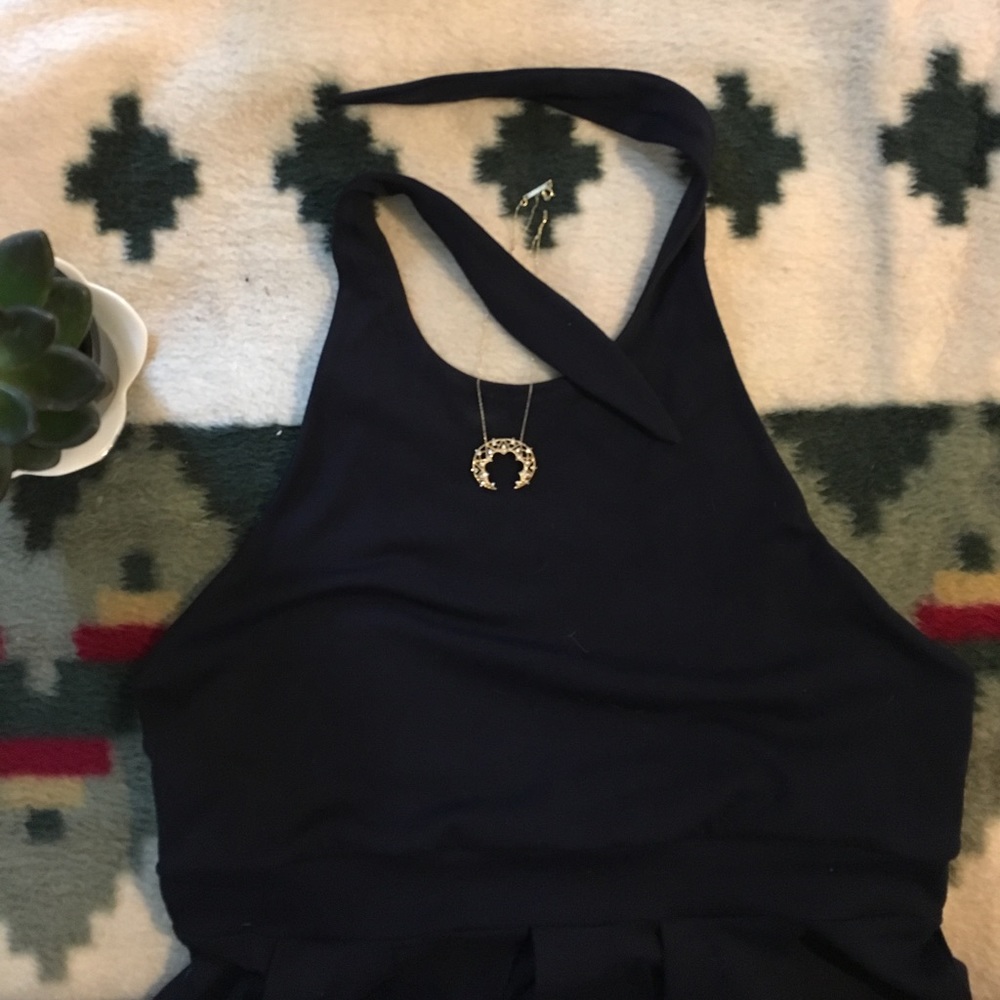 Susana Monaco Halter Dress in NAVY