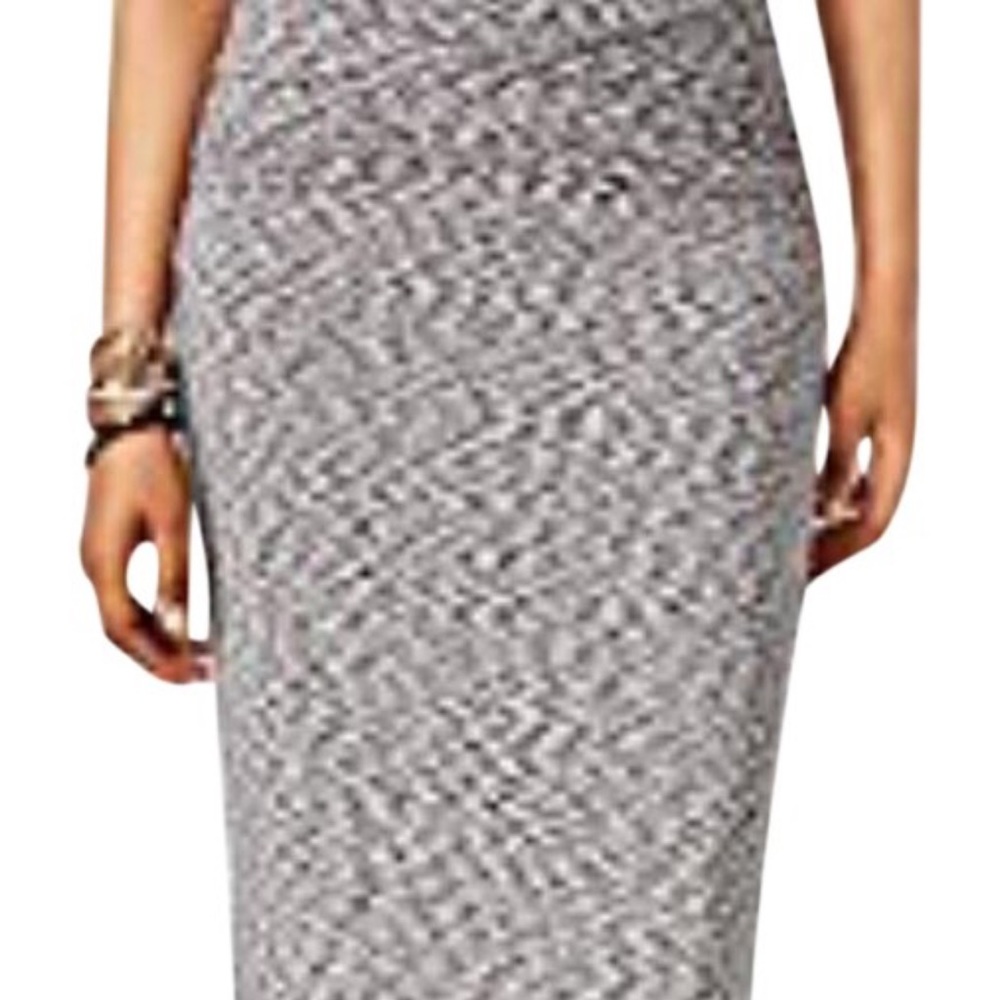 Printed Pencil Skirt-136