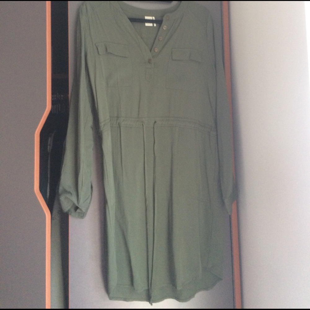 PAPERCRANE OLIVE DRESS