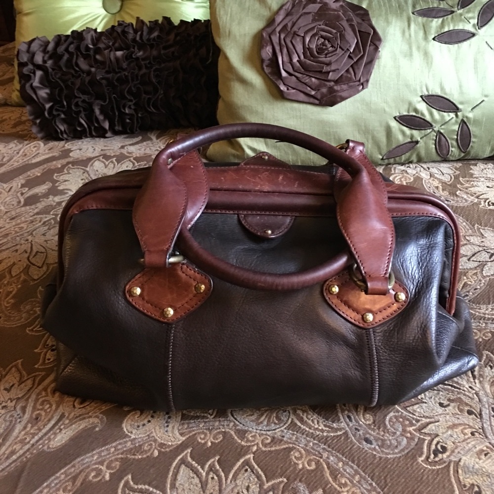 Authentic Sigrid Olsen Dark Brown Leather bag