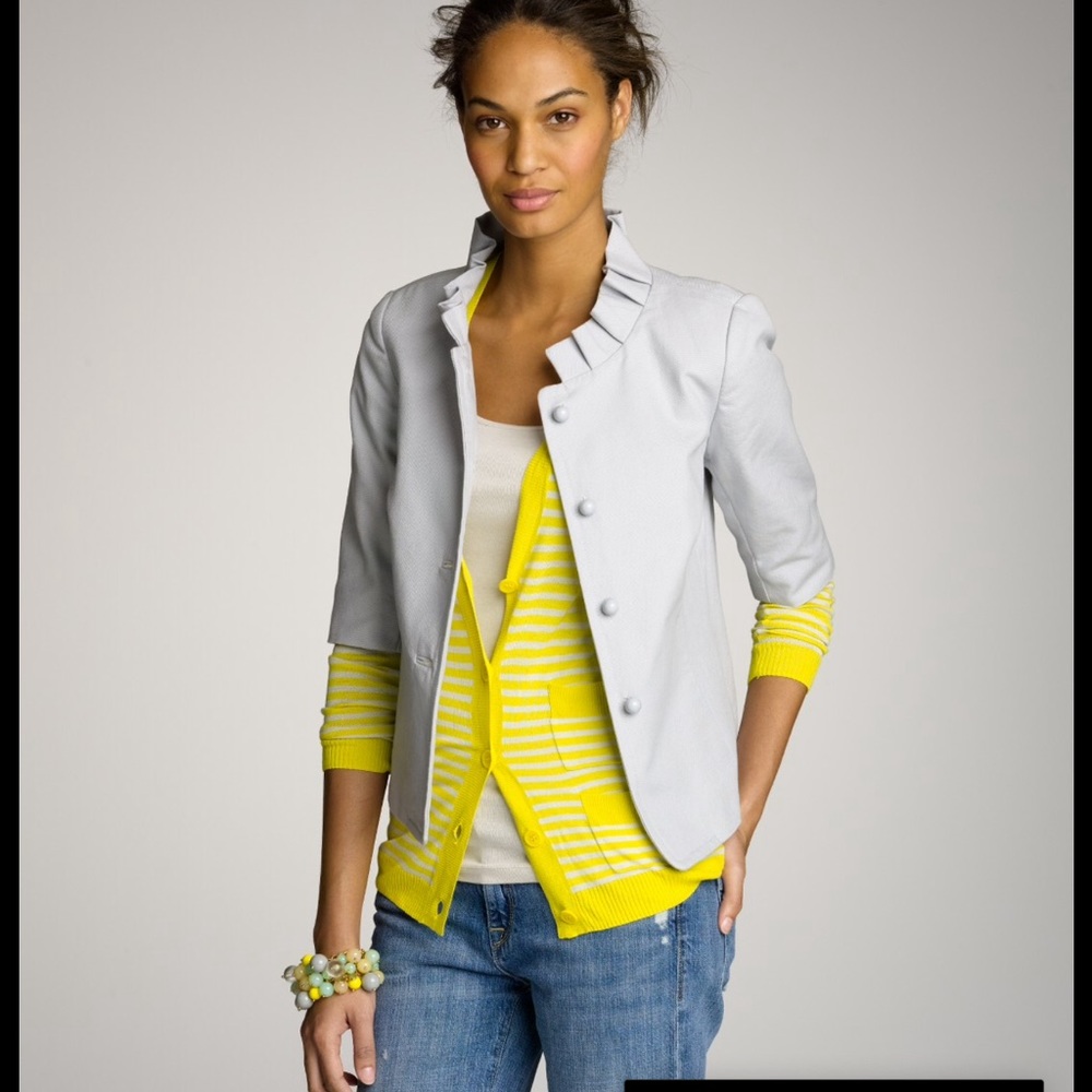 J Crew - Canvas atelier jacket - sz 6