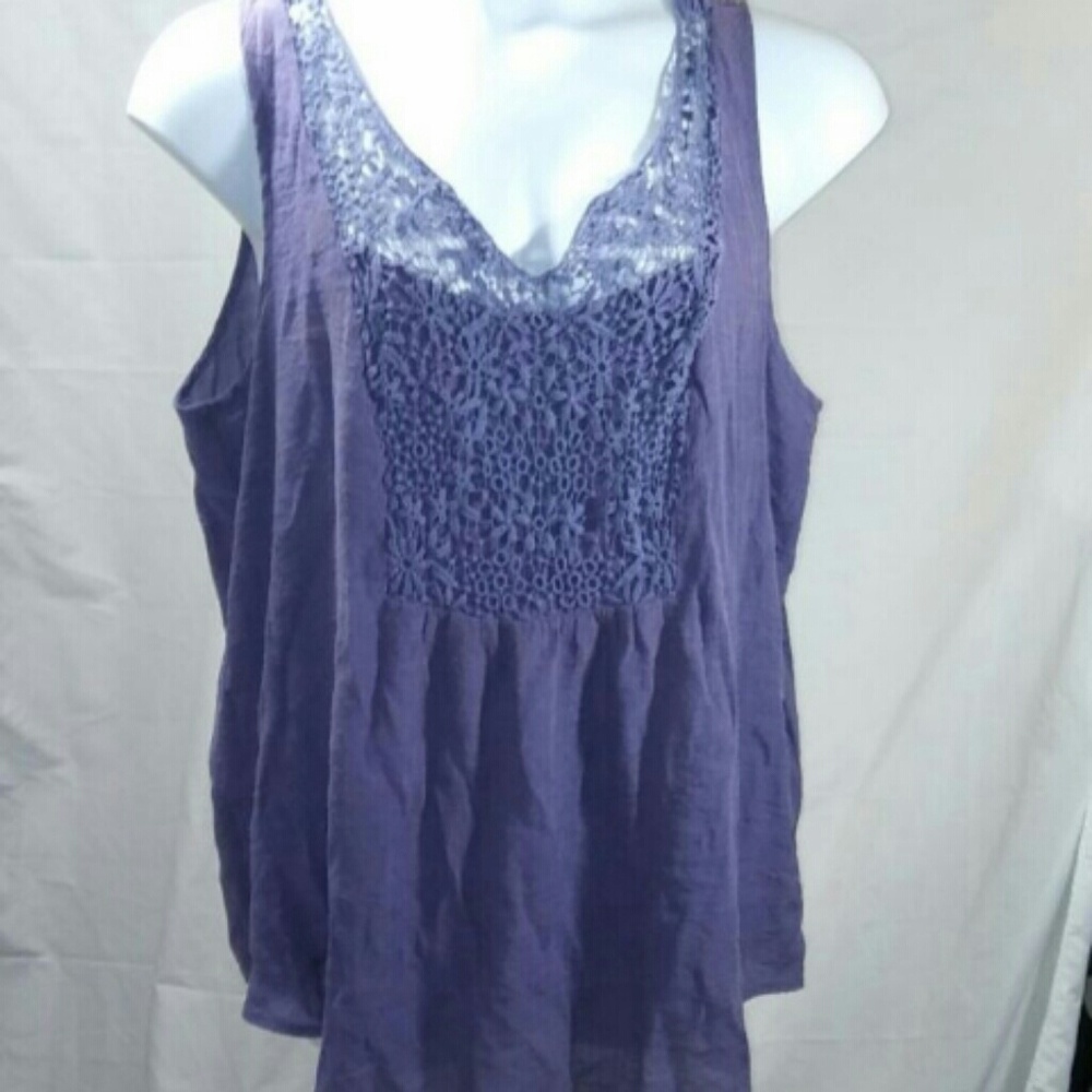 Purple fashion tank top