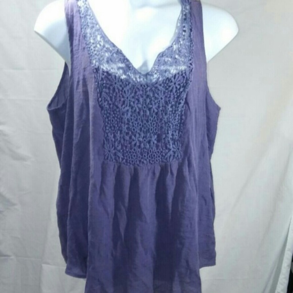 Purple fashion tank top - Picture 1 of 4