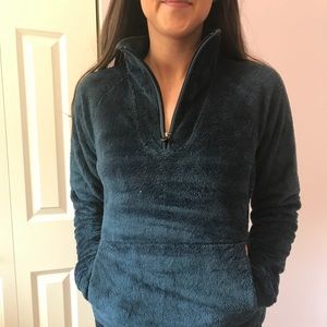 North Face Osito 1/4 Zip in Navy