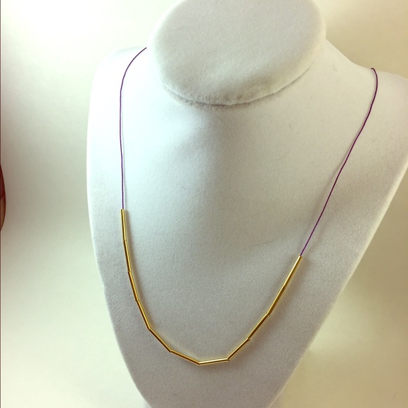 Jewelry - NWT Dainty, Delicate Beaded Tube Necklace