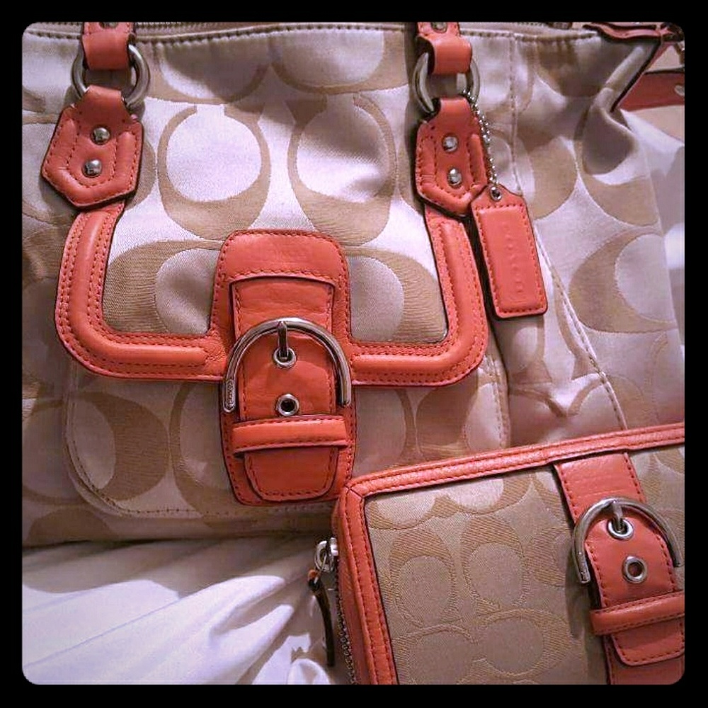 Couch purse and wallet