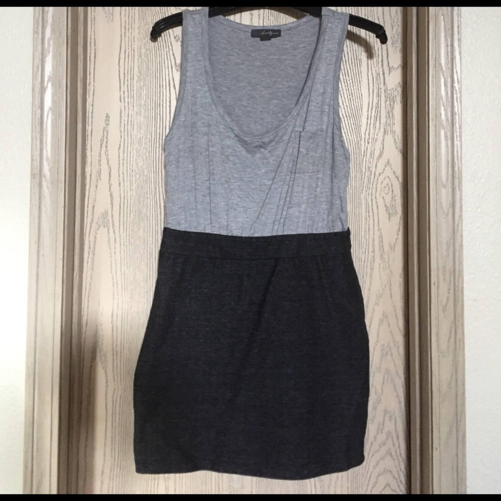 Forever 21 gray on gray dress