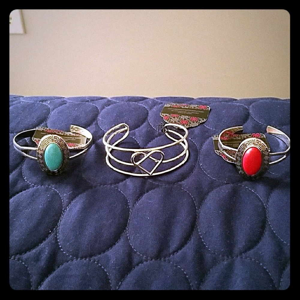 3 Paparazzi Cuff Bracelets