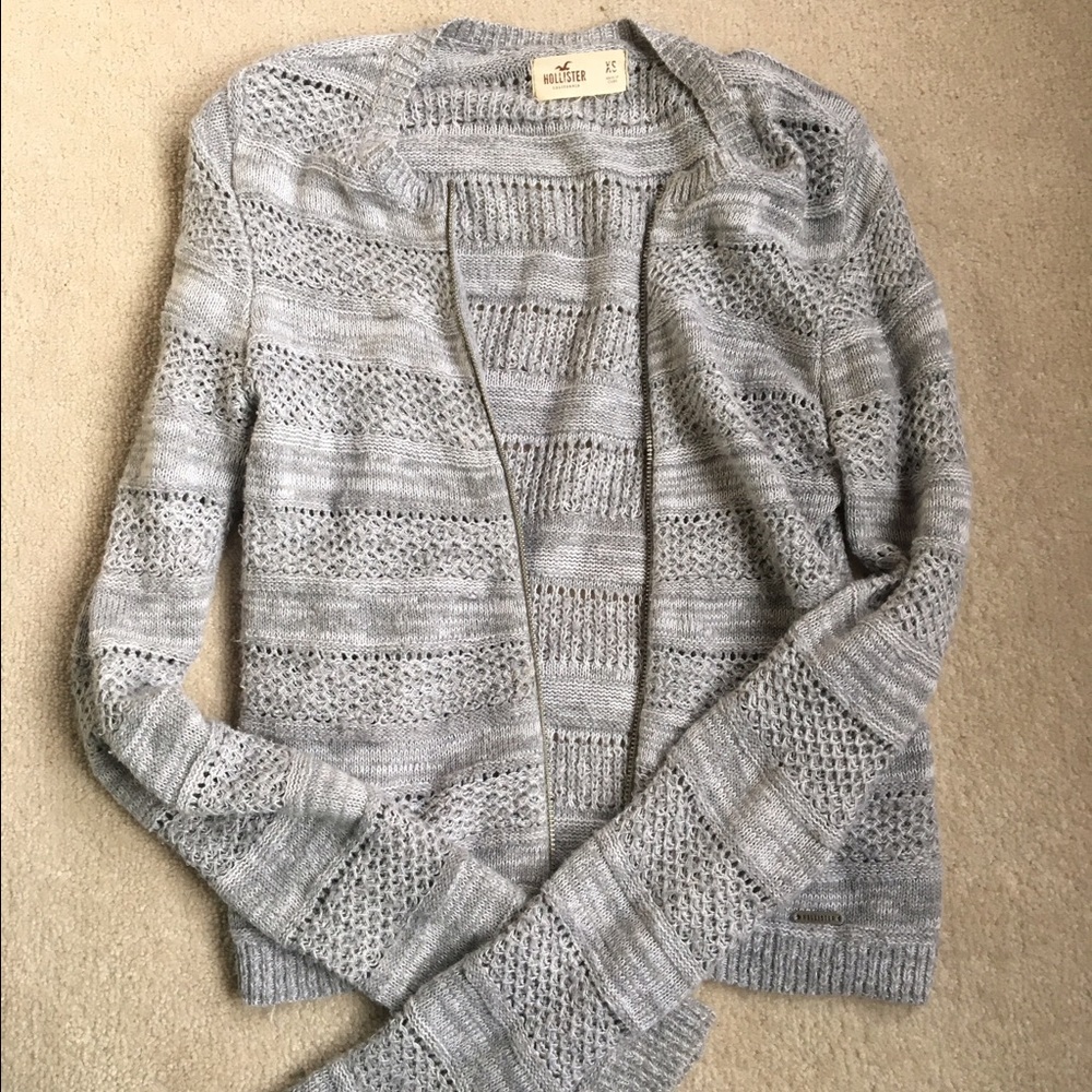 Gray Sweater Cardigan - Picture 1 of 1