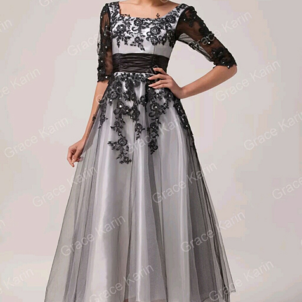 Size 12 tea length formal dress
