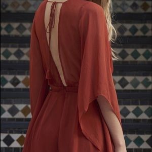 Jetset Diaries Pants - Jetset Diaries 'Ara' Romper in Rust Jetset Diaries Pants - Jetset Diaries 'Ara' Romper in Rust