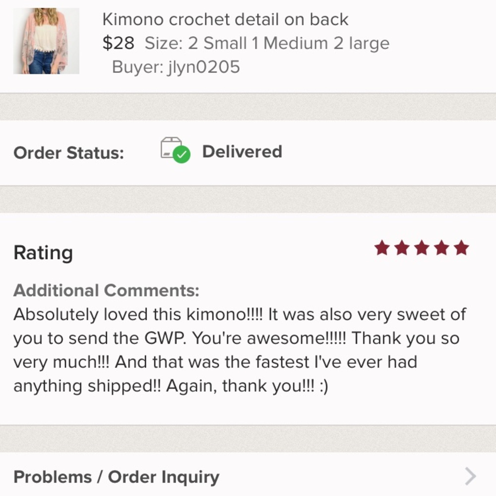 5 🌟🌟🌟🌟🌟 rate!  ✨Another satisfied posher!