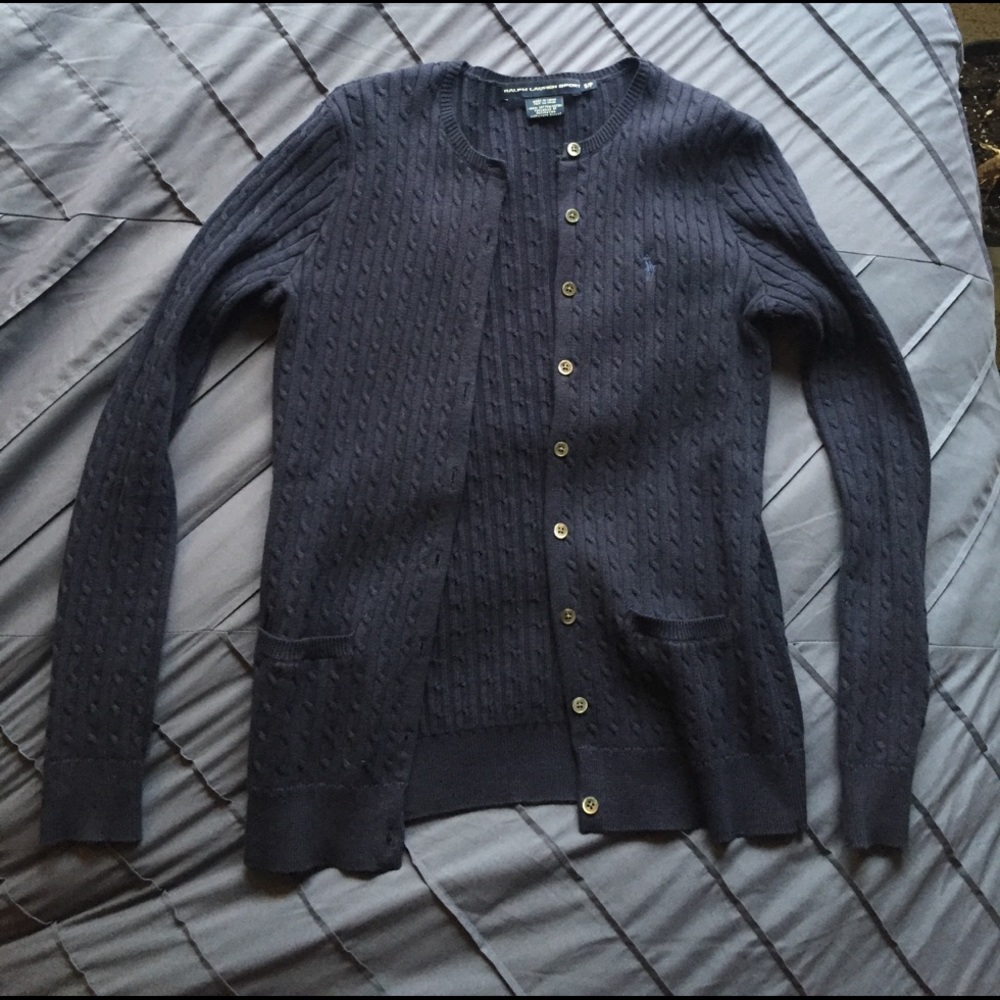 Navy Ralph Lauren Cardigan