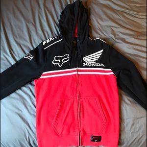 FOX HONDA RACING ZIP HOODIE
