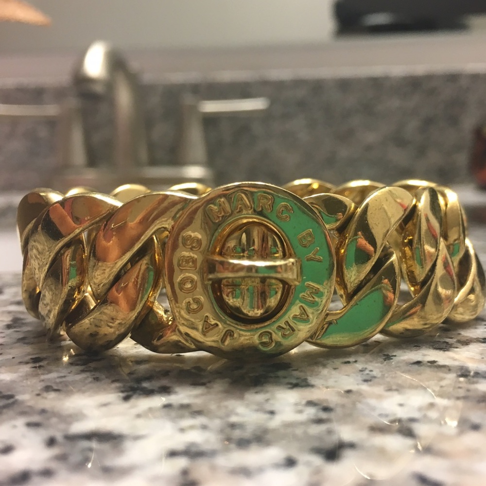 Marc Jacobs Gold Linked Bracelet