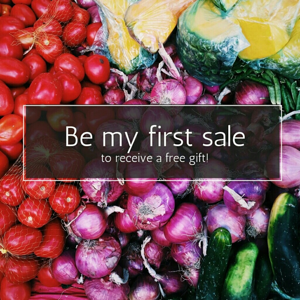 The first buyer gets a free gift!