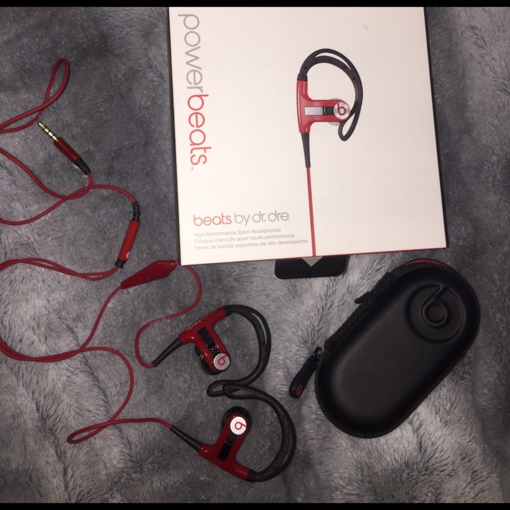 Red Beats Headphones 🎧