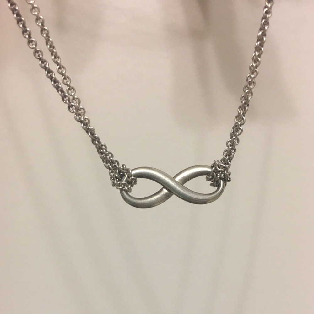 Tiffany Silver Infinity Necklace