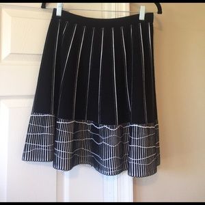 Italian made black and white skirt