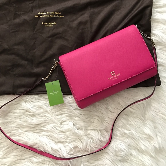 kate spade Handbags - Brand new pink Kate Spade shoulder bag!