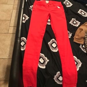 GB Size 1 Red Jean Pants