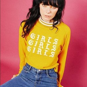 NWT Valfre Girls Girls Girls Sweatshirt Small