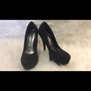 Brash Black Heels