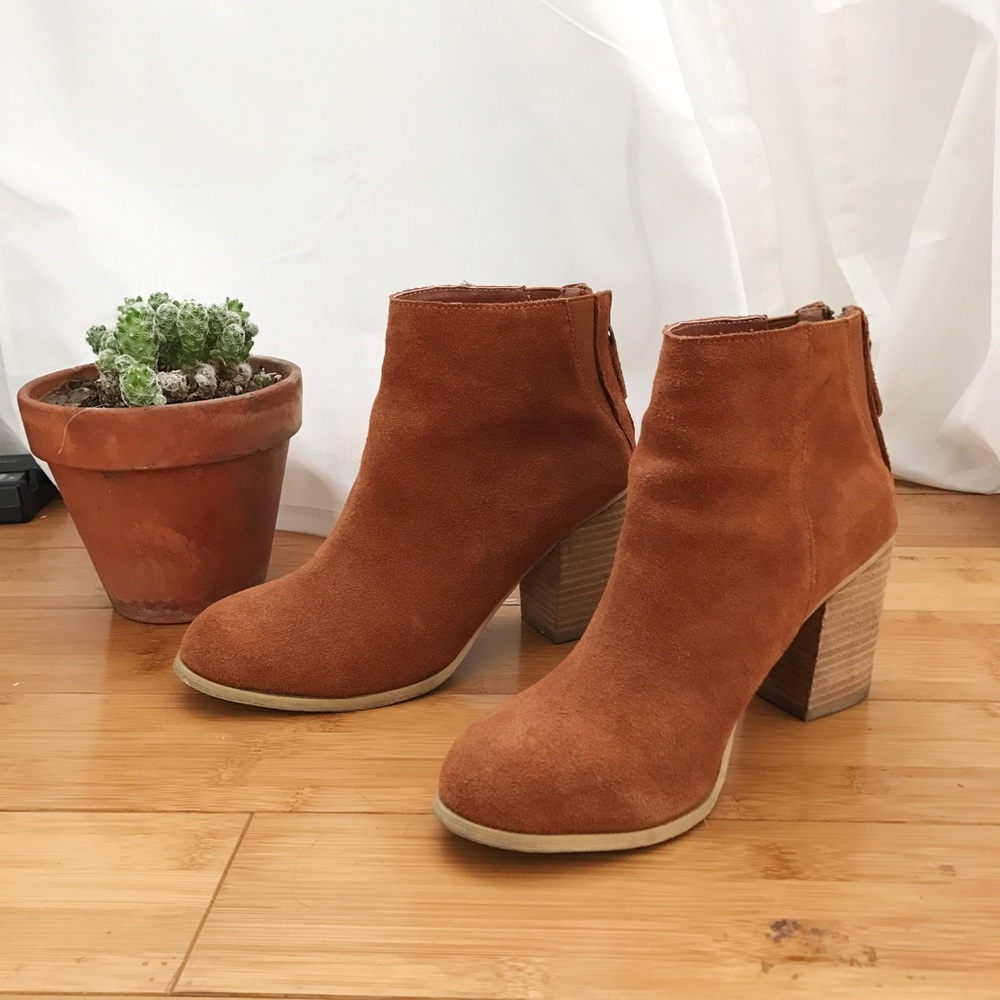Brown Suede Boots