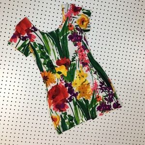 Vintage Floral print mini dress