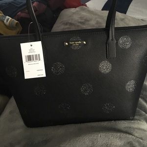 Kate Spade NWT glitter dot bag