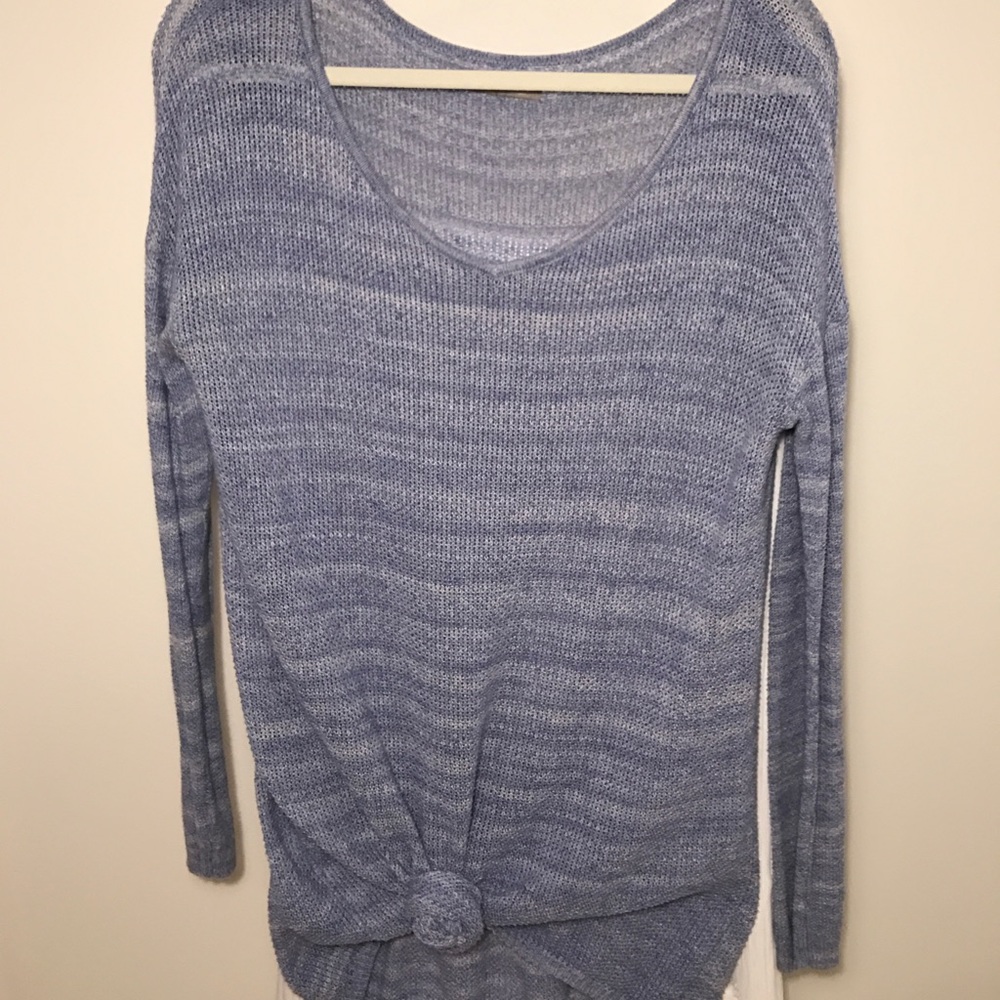 Rubbish Blue Long-Sleeve Sweater