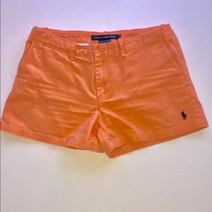 Orange Ralph Lauren Shorts