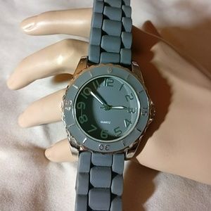 Accutime Gray Quartz Watch.