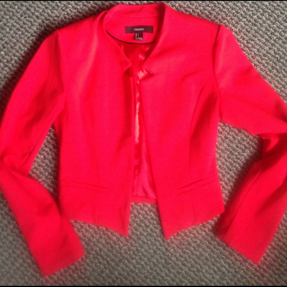 Red blazer