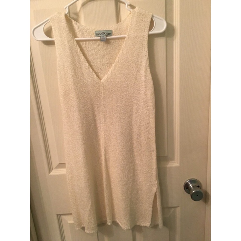 Cream colored long top