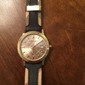 Burberry Watch, New without box. Worn twice.