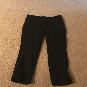 Black workout pants from Gap
