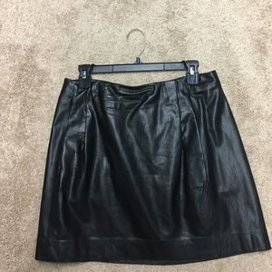 Vince leather skirt