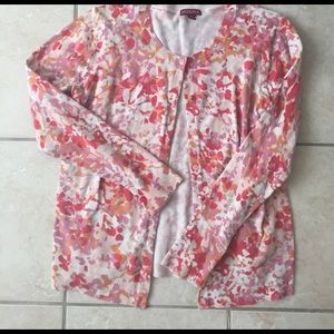 Floral Print Cardigan