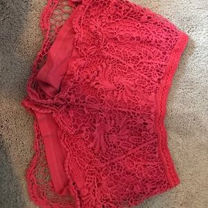Target Mossimo lace shorts